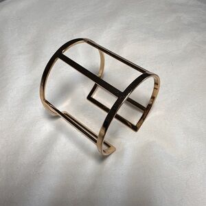 Gold cuff bracelet